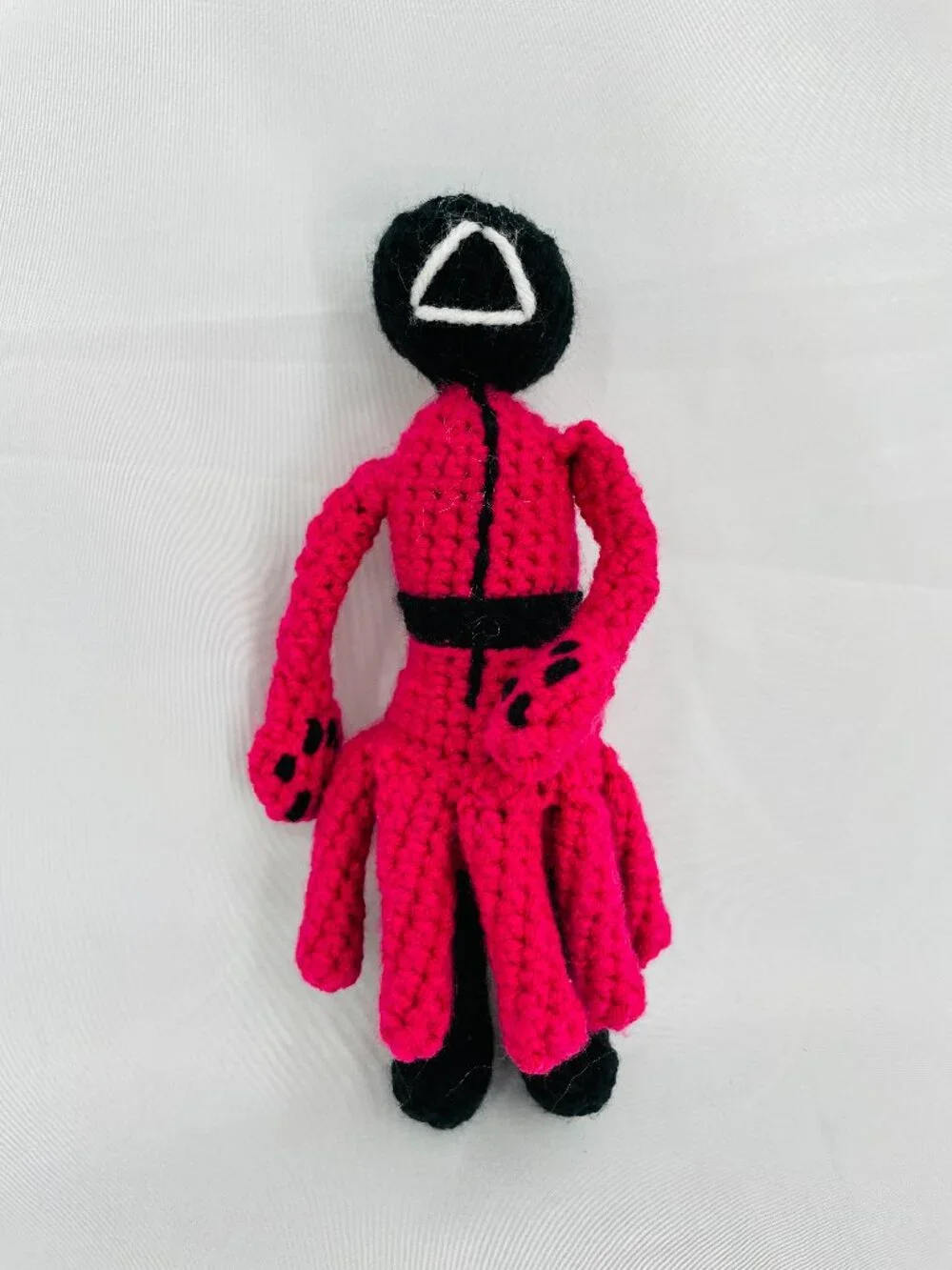 Handmade Squid Game Soldier Amigurumi Crochet Doll Handmade Plush Toy